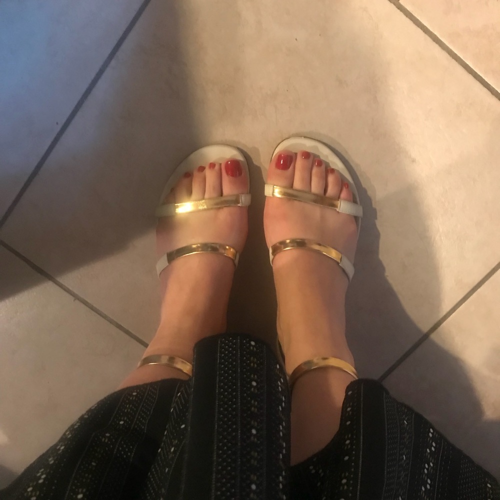 Tamara Mellon Twilight Sandals in Natural
